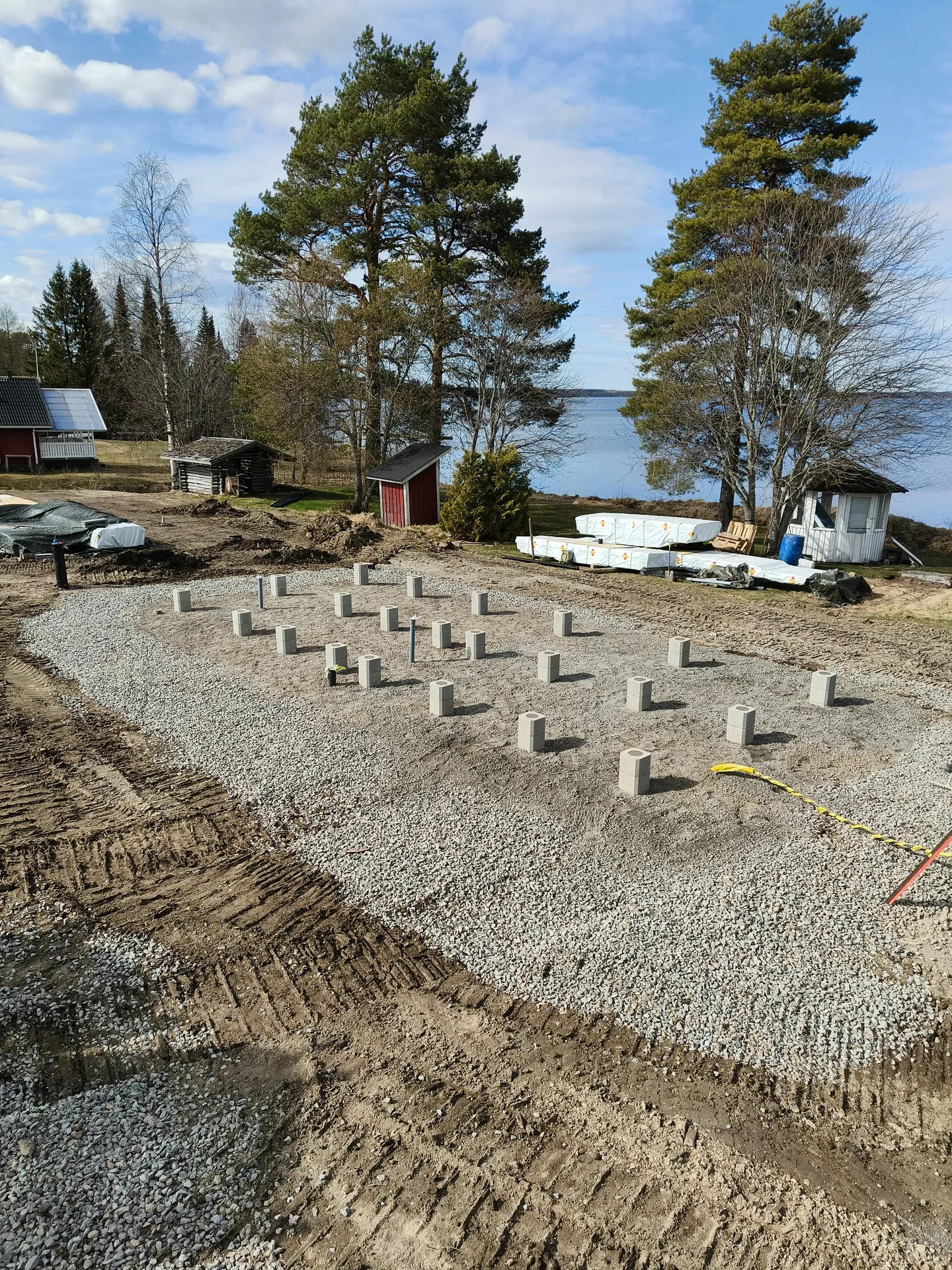 Vaihe 1: Pilariperustukset